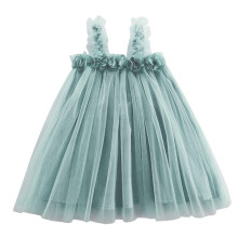 Girls Sleeveless Mesh Flower Sundress for Toddlers 2-3 Years