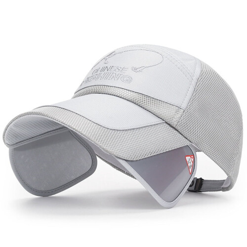 Brim Fishing Hat Breathable Adjustable Baseball Cap