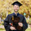 Graduation Bear Plush 14 inch with Gown Cap Diploma 4