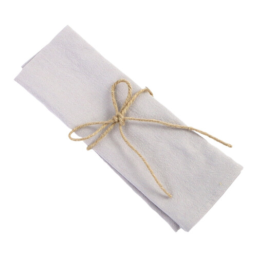 Rustic Boho Cotton Napkins Solid Color 4-Pack 1