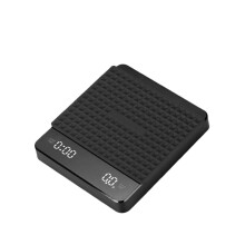 Coffee Scale with Timer, 3kg/0.1g High Precision Pour Over Drip Espresso Scale with Backlit LCD Display, Black