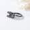 Sterling Silver Dog Ring for Women Adjustable Hypoallergenic 3