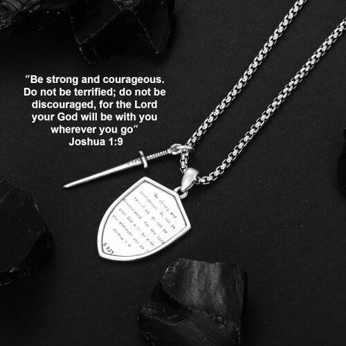 Sterling Silver Knights Templar Cross Pendant Necklace for 2