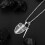 Sterling Silver Knights Templar Cross Pendant Necklace for 3