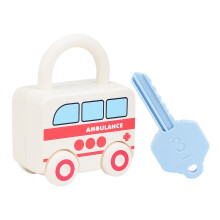 C Educational Lock Matching Toy Vehicle Set 4.72 Inch