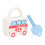 C Educational Lock Matching Toy Vehicle Set 4.72 Inch 1