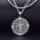 Compass Necklace Sterling Silver for Men 8