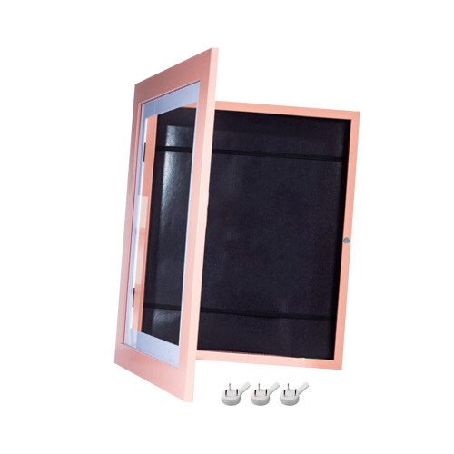 Wooden Picture Frame Front Opening Pink 8x10 1