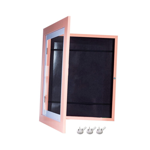 Wooden Picture Frame Front Opening Pink 8x10 2