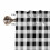 Sunflower Kitchen Curtains and Valances Set Black White 5