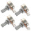 Guitar Potentiometer 500k Short Split Shaft 4 pcs 7