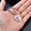 Sterling Silver Knights Templar Cross Pendant Necklace for 4