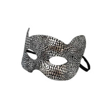 Kígyóbőr cica maszk fél arcmaszk jelmez játék arcmaszk halloweeni partira