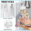 Hydrangea Hummingbird Kitchen Hand Towels Set of 3 3