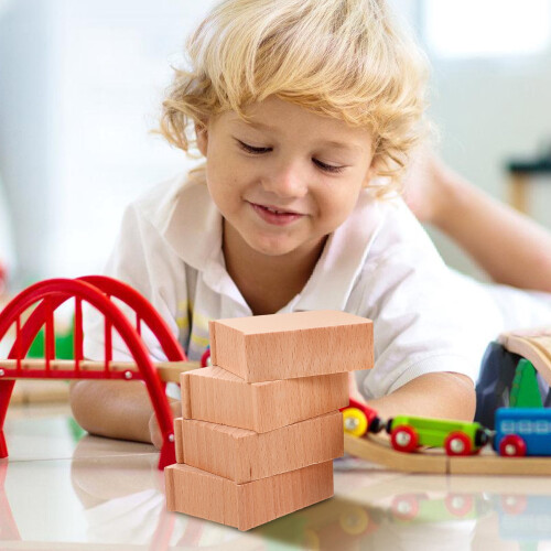 Wooden Toy Train Bridge Risers 6 Pieces 2
