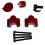 Motorcycle Handlebar Riser Extension Clamp 22mm Red 6