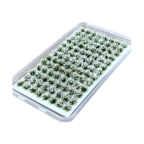 DIY Miniature Flower Cluster for Diorama Scenery White 1