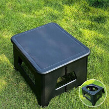 Inodoro portátil de emergencia para camping y exteriores con control de olores, tamaño grande, color negro, para viajes en coche y uso al aire libre