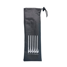 Borsa porta picchetti da 30 cm per campeggio all’aperto, portatile con maniglia per picchetti e accessori tenda