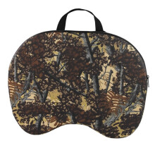 Camouflage Pattern Portable Camping Cushion, Thickened Outdoor Seat Pad, 40 x 29 x 7 cm, Black Foldable Comfort Pad