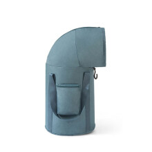 Opvouwbare voetenbademmer, draagbare weekbak voor voeten en knieën voor op reis en kamperen, blauw, duurzaam en lekvrij ontwerp