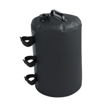 Sacco di ancoraggio multifunzione per tenda, resistente al vento, 18 x 28 cm, nero, accessorio da esterno durevole per acqua e sabbia