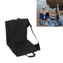 Outdoor Camping and Picnic Foldable Seat Cushion, Moisture Resistant, Dirt Resistant, Wear Resistant, Black, Comfortable Portable Seat Pad