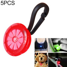Paquete de 5 luces de seguridad rojas para brazo, para acampada y carrera nocturna, luces LED con clip para mayor visibilidad al aire libre
