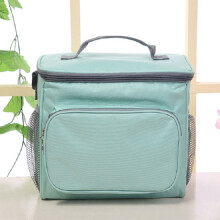 Isolierte tragbare Lunchtasche aus Oxford-Gewebe, blaue Schulter-Kühltasche für Arbeit, Schule und Reisen, leicht und strapazierfähig