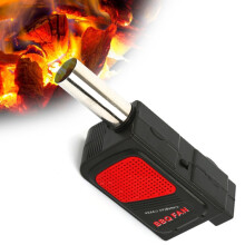 Tragbares elektrisches Gebläse für Holzkohlegrills, handlicher Ventilator zum schnellen Anzünden von Feuer und für das Kochen im Freien