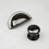 (64mm Cup Handle) 64mm Gloss Black Nickel Cup Handle & 42mm Knob 8
