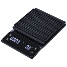 Mini váha na kávu s časovačom, nabíjateľná váha na espresso s USB-C, presná váha na espresso a nalievanie 3 kg / 0,1 g
