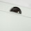 (64mm Cup Handle) 64mm Gloss Black Nickel Cup Handle & 42mm Knob 2