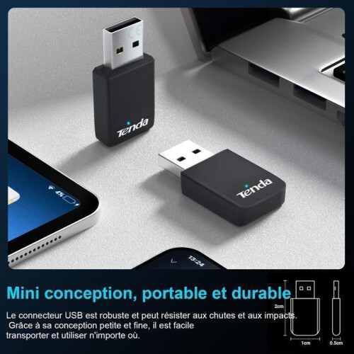 Προσαρμογέας Wi-Fi USB υψηλής ισχύος για υπολογιστή, διπλής ζώνης 5GHz και 2.4GHz, So 2