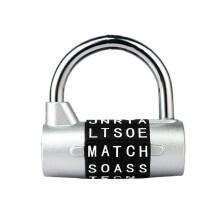 Lucchetto a combinazione per armadio, lucchetto a combinazione di 5 lettere, serratura a password per maniglia della port