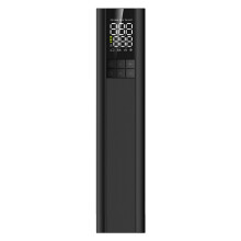 T6 Tragbare, kabellose Auto-Luftpumpe mit Display (Schwarz):T6