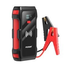 FOXSUR FJS-700 12V Multifunctionele Draadloze Autolader Noodstartbooster (Kleur: Rood):FJS-700