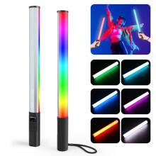 Puluz 132 Leds Handheld Rgb Stick Light Compatible Photography:132 Leds Rgb Fill Light