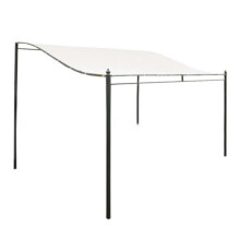 Telo parasole impermeabile per patio e giardino 2,5 x 2,6 m, beige, resistente, copertura da esterno contro il sole