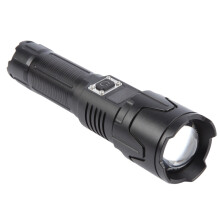 S2301 30W Weiße Laser-LED-Taschenlampe mit 1000 Lumen und Teleskopfokus (Schwarz):S2301