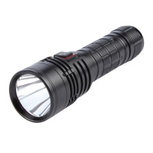 813 T40 LED-Taschenlampe mit einer einzelnen LED-Perle, 1200 Lumen, USB-wiederaufladbar (Schwarz): 813