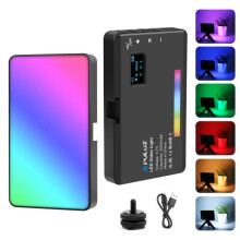 PULUZ 140 LED RGB-Taschenlampe (Farbe: Schwarz): 140 LEDs
