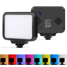 PULUZ LED RGB-Taschenlampe mit Vollfarb-Aufsatz: 135 LEDs