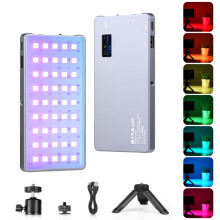 PULUZ LED Vollfarb-RGB-Softlight-Videoleuchte, Taschenleuchte: Taschenleuchte