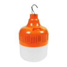 AB26 USB-wiederaufladbare LED-Lampe, geeignet für Nachtmärkte, Camping und zum Aufhängen; Leistung: 300 W (Orange): 300 W (Orange)