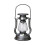 200802 Retro Solar Kerosene Lamp Design Handheld Lamp Home Decor Flame Lamp (Silver):Silver 1