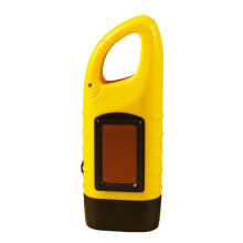 AT5503 Solarbetriebene, handbetriebene LED-Notfalltaschenlampe (Farbe: Gelb): Gelb