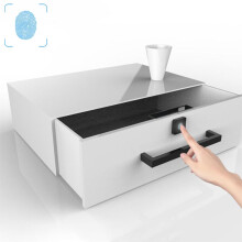 T4 Micro-USB-Ladeschublade, Schranktür, ABS-Smart-Fingerabdruckschloss: T4 Micro-USB-Ladeschublade, Schrankschloss