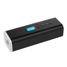 H68 Tragbare Mini-Autoluftpumpe, kabellos, multifunktional, tragbarer Reifenfüller (Schwarz): H68 kabellos