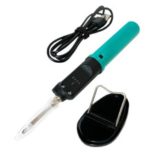 Protech SI-B165 12W Kabelloser Touch-Lötkolben, USB-aufladbar, Temperaturregelung, Reparaturlötstift für den Außenbereich: SI-B165